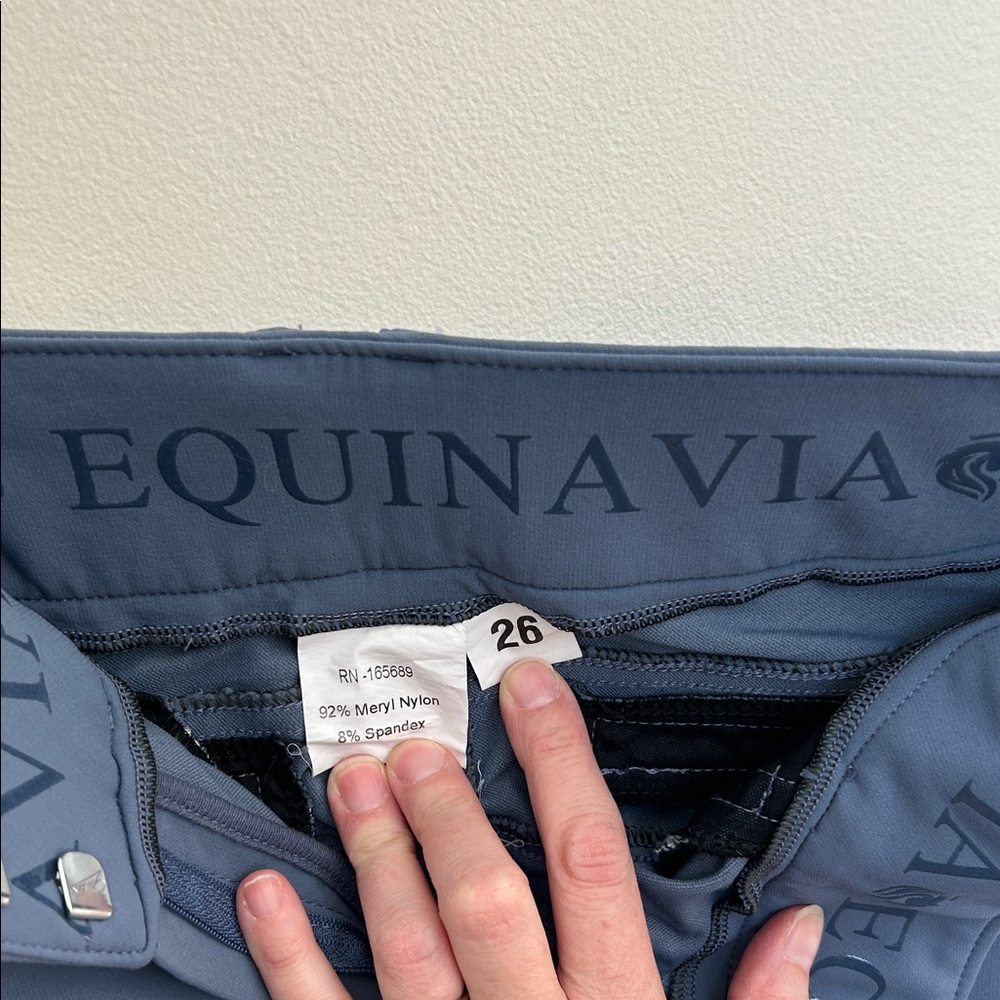 Equinavia Women's Blue Riding breeches - Picture 3 of 7